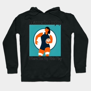 Big Girls Play Rugby Hoodie